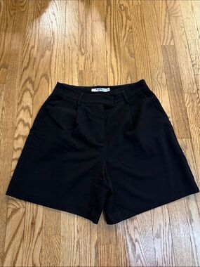 Black Suit Shorts